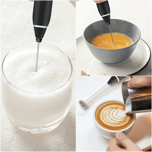 2-in-1 USB Rechargeable Milk Frother & Egg Beater