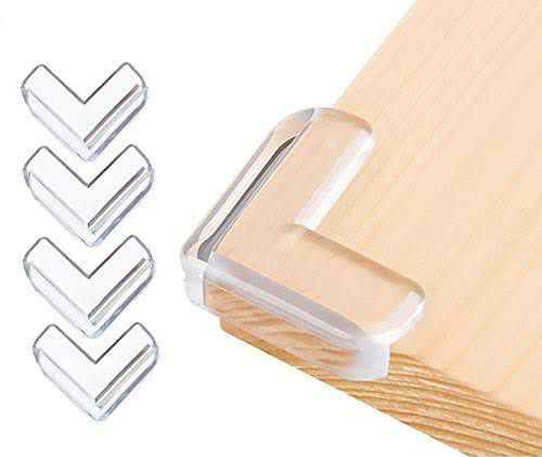 4PCS Transparent Silicone Corner Protectors for Baby Safety