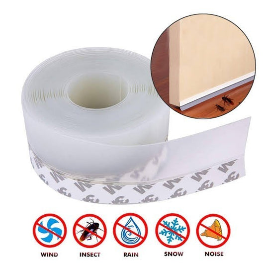 5 Meter Self-Adhesive Door Seal Strip – Weatherproof Gap Sealing Tape
