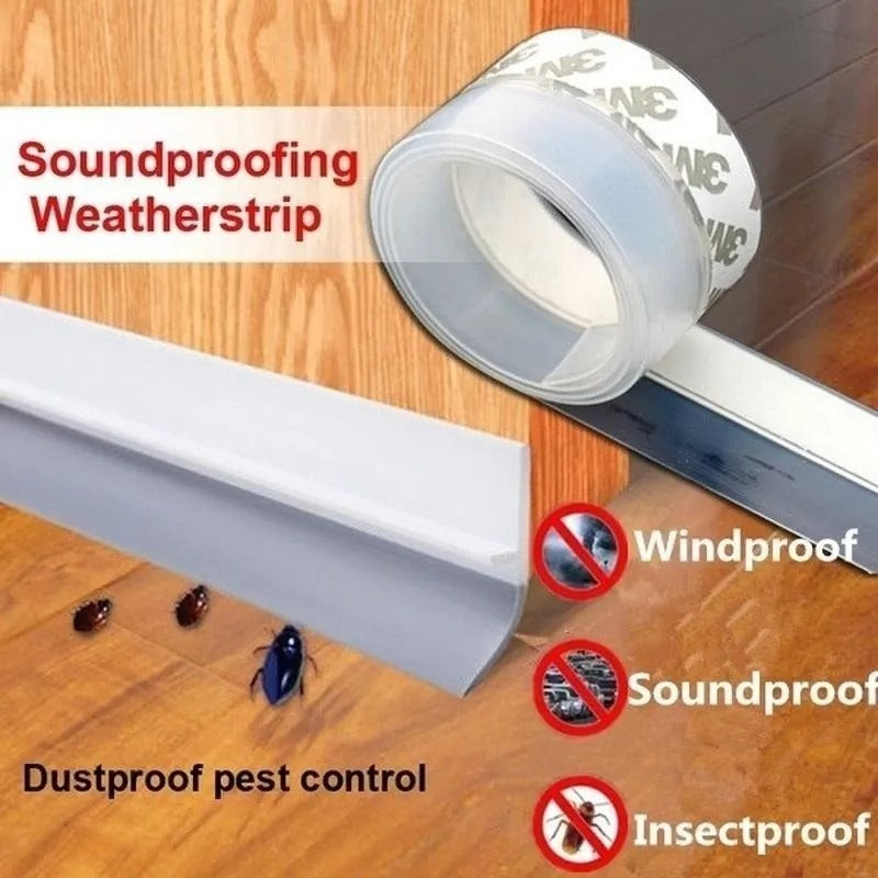 5 Meter Self-Adhesive Door Seal Strip – Weatherproof Gap Sealing Tape