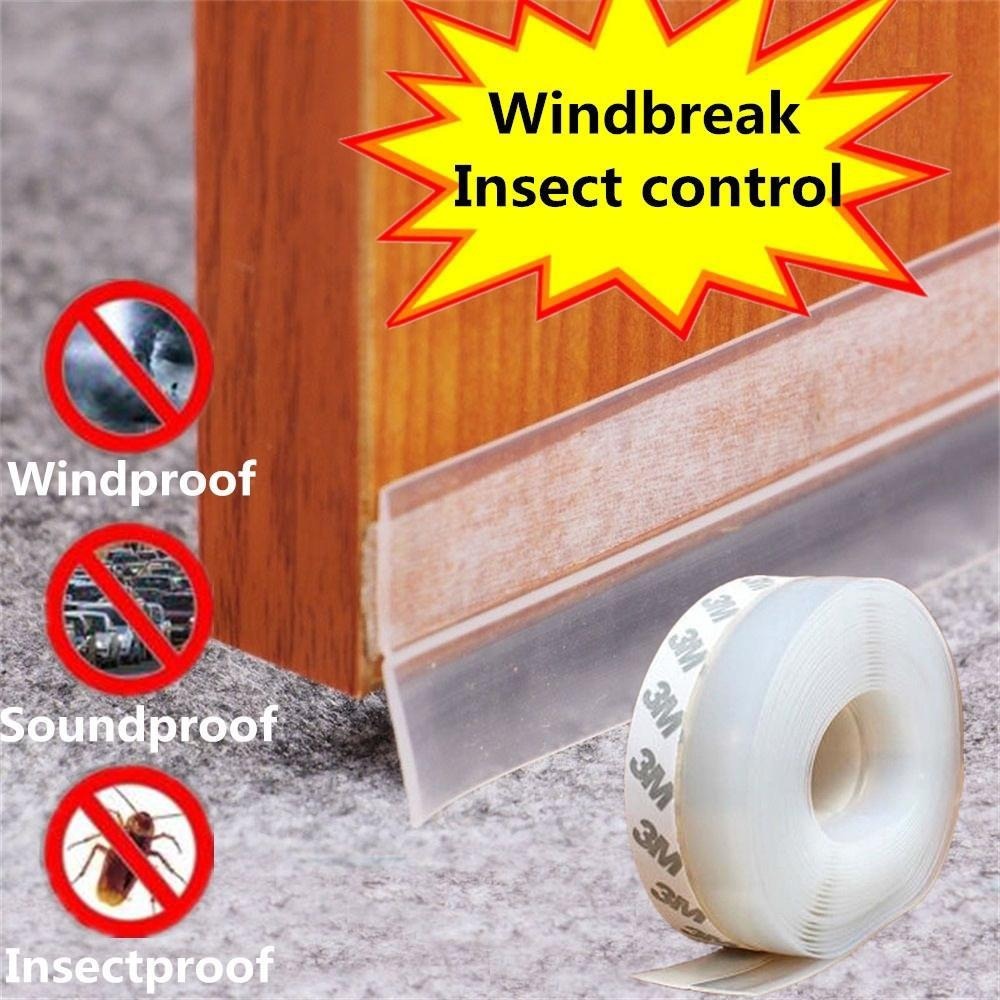5 Meter Self-Adhesive Door Seal Strip – Weatherproof Gap Sealing Tape