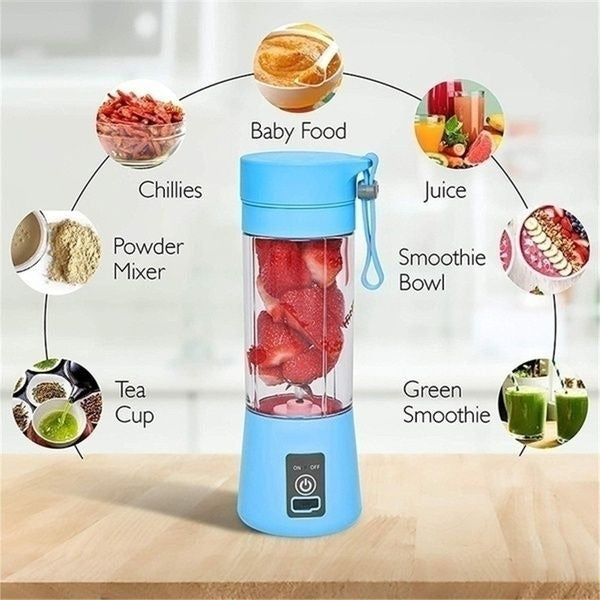 Portable USB Blender – Rechargeable Personal Smoothie Maker