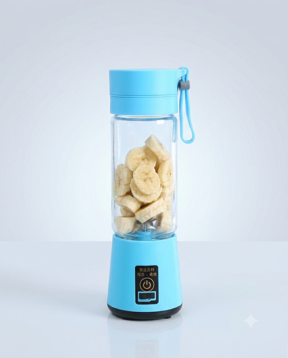Portable USB Blender – Rechargeable Personal Smoothie Maker
