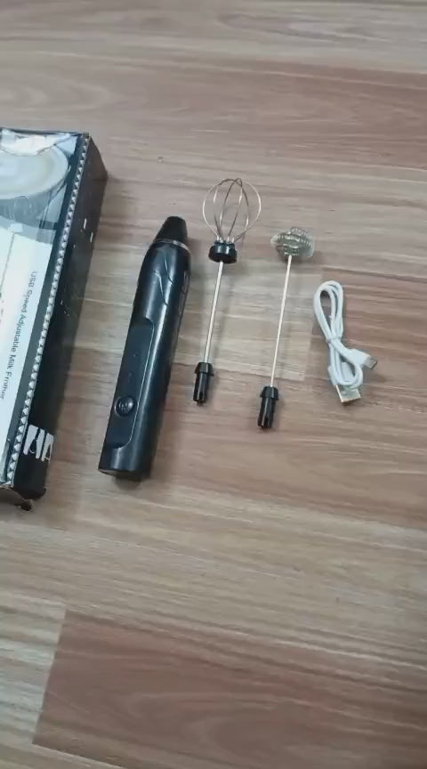 2-in-1 USB Rechargeable Milk Frother & Egg Beater